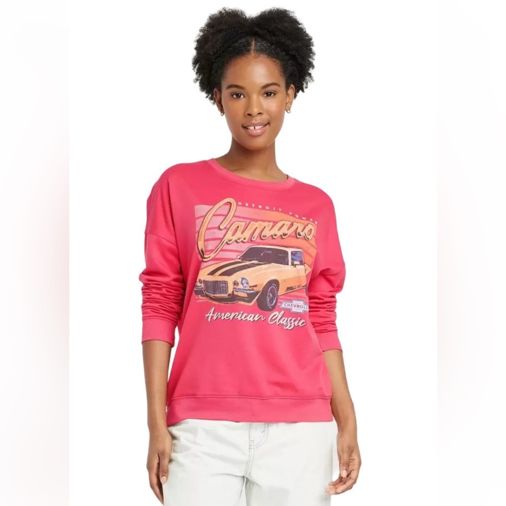 Women’s camaro Graphic Sweat shirt red - xs